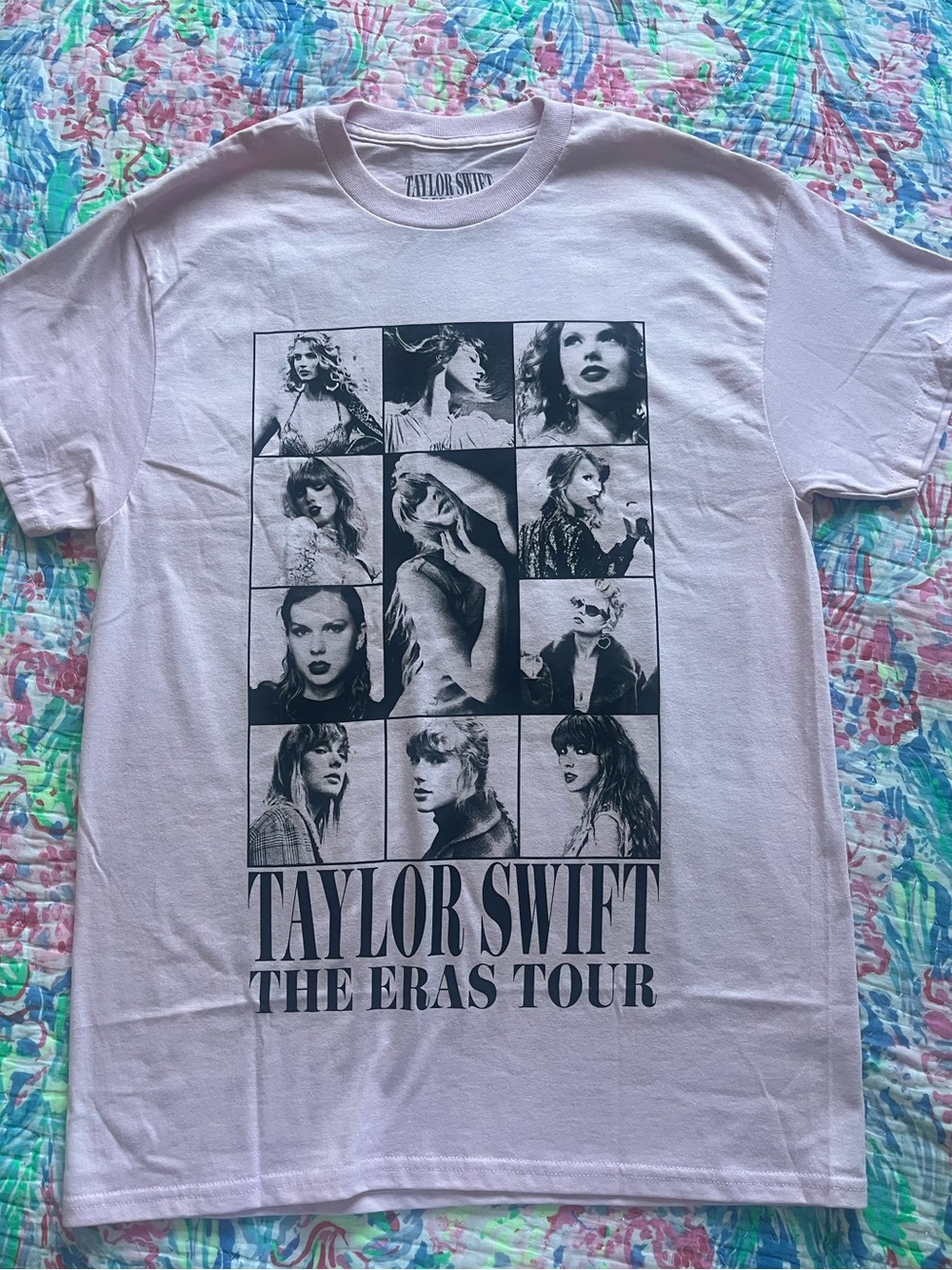Taylor Swift Pink Short Sleeve Graphic Tee - The Eras Tour